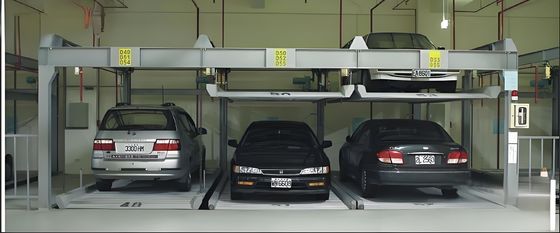 качество  Four Column Car Parking Hydraulic 2500kg Car Lifts For Residential Garages завод