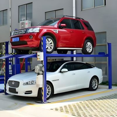 качество  Electric Four Post Vehicle Lift 24 Inches Platform Width For Smooth Easy Vehicle Maintenance завод