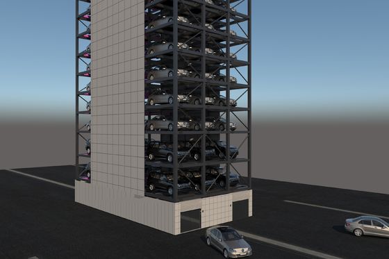 Вертикальная автоматическая умная парковка автомобилей 2300кг Башня парковочная система автомобилей