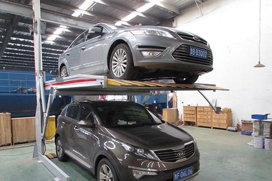 Небольшие пространства наклонное парковка 2000кг автомобильный стекера яма
