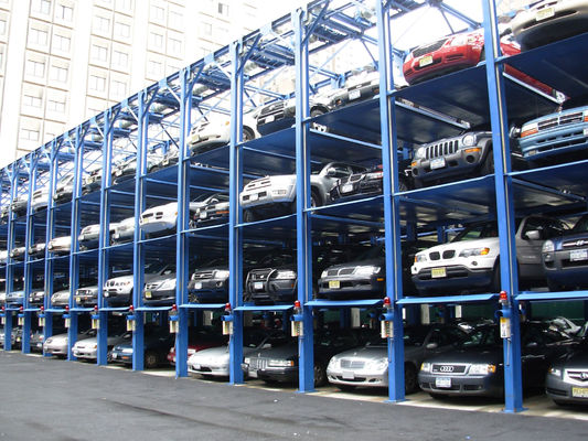 Многоуровневая гидравлическая парковка автомобилей