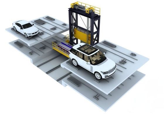 Вертикальная автоматическая умная парковка автомобилей 2300кг Башня парковочная система автомобилей